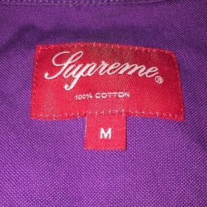 Supreme purple shirt